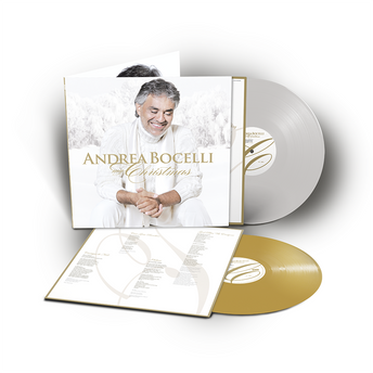 Andrea Bocelli - My Christmas - Exclusive White/Gold Double Vinyl